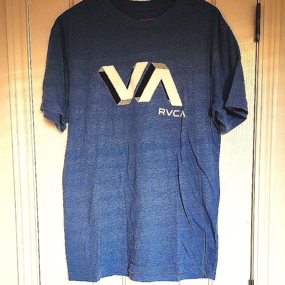 RVCA Men's Navy Graphic Tee